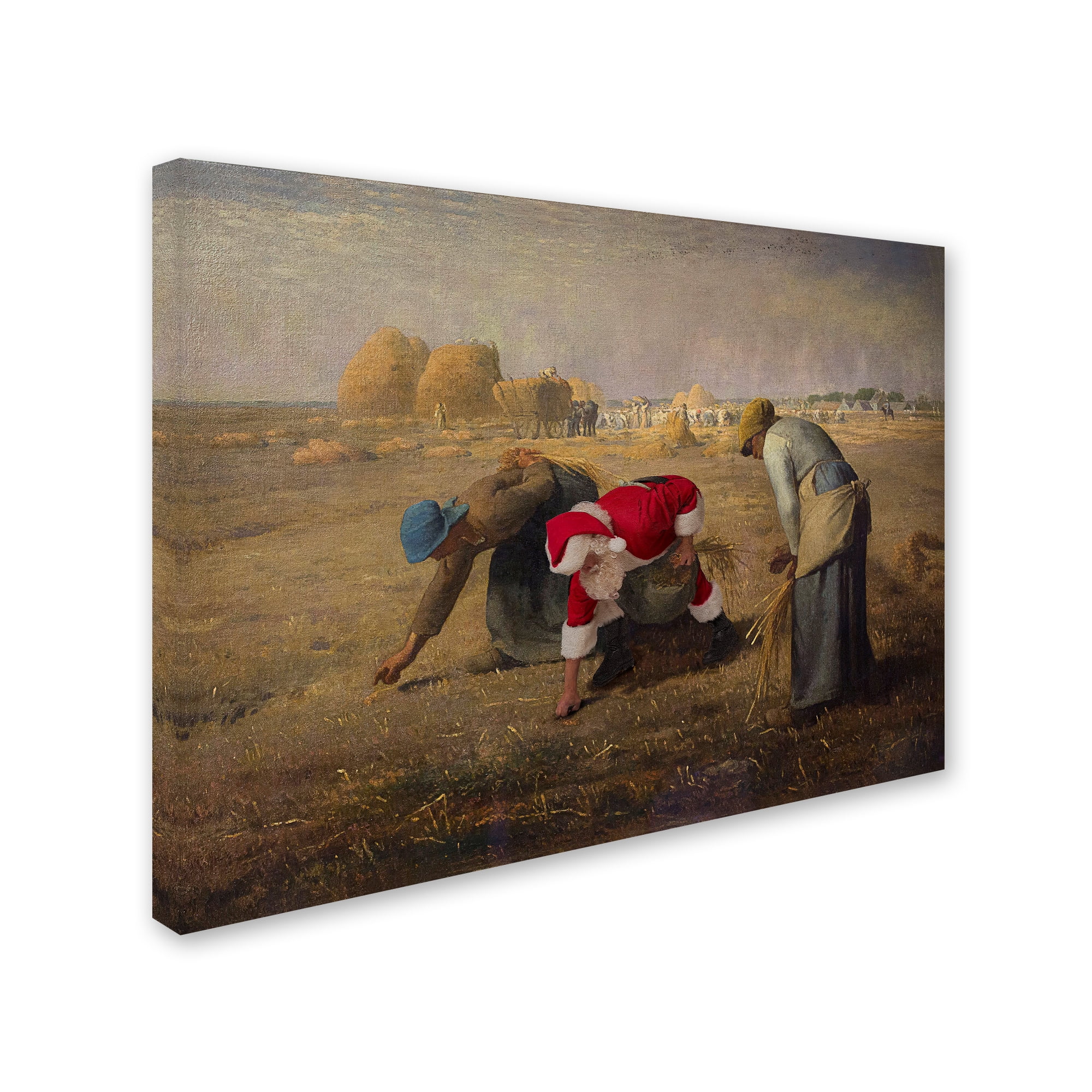 Trademark Fine Art 'Millet-Gleaners' Canvas Art by Ed Wheeler