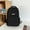 black, variant on New Fashion Leisure Commuting Push Shoulder Bag Large -Capacity Versatile Trend Student Schoolbags Lightweight Travel Backpack