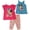 Hot Pink/Turquoise, variant on Disney Toddler Girls' Minnie Mouse 3 Piece Capri Leggings Set