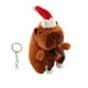 thumbnail image 5 of Llavero de peluche de capibara, animales de peluche de capibara, regalo de Navidad, capibara de Navidad bufanda verde redonda, 5 of 9