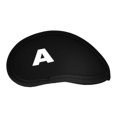 thumbnail image 3 of 10Pcs Durable Golf Head Covers Only, Portable Neoprene Golf Iron Club Cue Head Protect Cover with Numbers Letters, 3 of 7