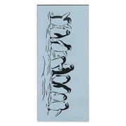 The Crafter's Workshop Slimline Stencil - Penguins, 9" x 4"