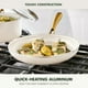 thumbnail image 3 of Sartén antiadherente de cerámica GreenPan Swift de 25 cm, cocina saludable sin PFAS ni PFOA, mango dorado de acero inoxidable, utensilios versátiles de cocina, apta para lavavajillas y horno, color cr, 3 of 5