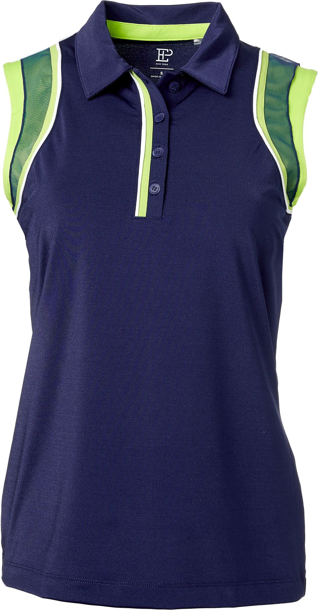 Sleeveless Shimmer Jersey Golf Polo 
