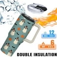 thumbnail image 4 of 40oz Halloween Tumbler With Lid and Straw, Ghost Gifts for Women, Ghost 40oz Tumblers With Handle Stainless Steel Insulated Tumblers, 4 of 6