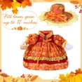 thumbnail image 4 of Fall Garden Goose Decor Set,23 Inch Modern Cottage Fall Maple Leaf Outfits for Outdoor Backyard Porch Lawn Goose Statue Decor,Thanksgiving Autumn Yard Decor, 4 of 6