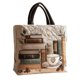 thumbnail image 2 of Uuiauoio Canvas Tote Bag Large Capacity Shoulder Bag for Women Fashion Printed Beach Shopping Work Travel Daily Use Gift Idea, 2 of 6