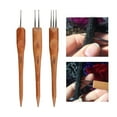thumbnail image 4 of HILABEE 3x Dreadlock Crochet Hook Tool Weaving for Braid Crafts Hair Accessories 0.5mm, 4 of 9