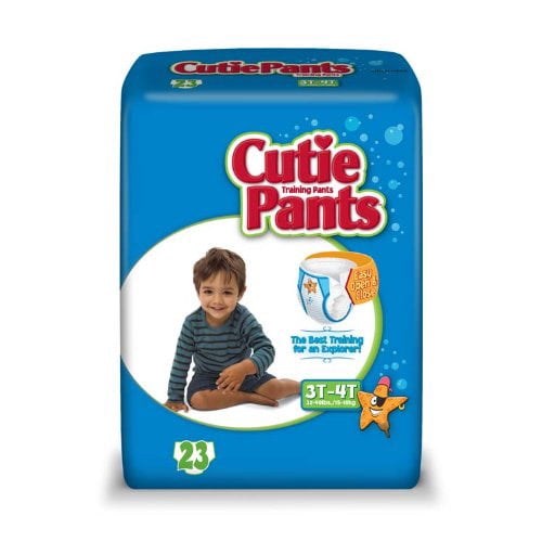 Cuties Training Pants for Boys, Size 3T4T, 23 Count