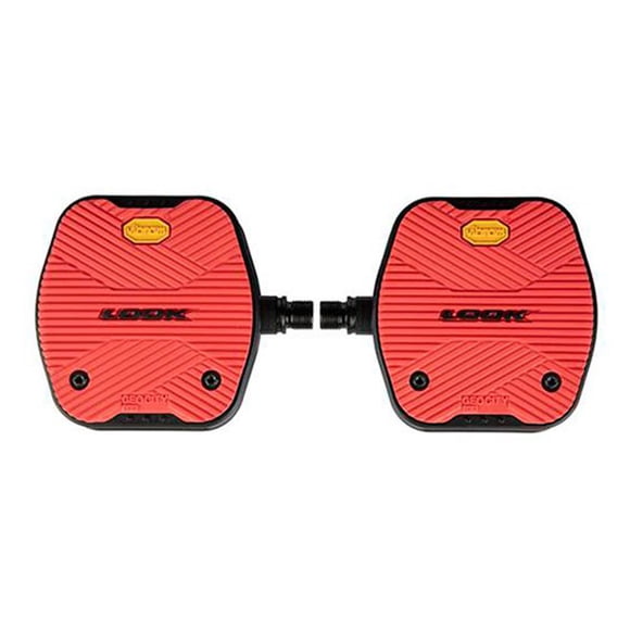 Pedales Bicicleta Plataforma GEOCITY GRIP Rojo LOOK LOOK GEOCITY GRIP