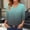 1-Mint Green, variant on Womens 2025 Fashion Tops 3/4 Length Sleeve Cotton Loose Fit V-Neck T-Shirts Solid Color Fall Basic Tees Trendy Business Casual Half Sleeve Tops Y2K Style Para Mujer Pink 2X