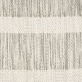 thumbnail image 3 of Nourison Positano Modern Stripes Flatweave Outdoor Rug Grey Ivory 2' x 6', 3 of 11