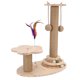 thumbnail image 1 of Poste Rascador Alto Para Gatos, Rascador De Cuerda De Sisal De 18 Pulgadas Con Juguetes De Pelota Interactivos, Base Estable, Postes Rascadores Para Gatos Interior, 1 of 7