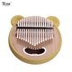 thumbnail image 5 of Tom TK-CI-BE 17 teclas de forma redonda Thumb Piano Kalimba Maple Wood, 5 of 8