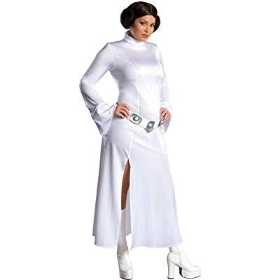 Secret Wishes Star Wars Princess Leia Costume, White, Plus
