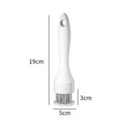 Stainless Steel Meat Tenderizer with Ultra Sharp Needle Blades Steak Pork Chops Loose Household Meat Hammer Kitchen Tools