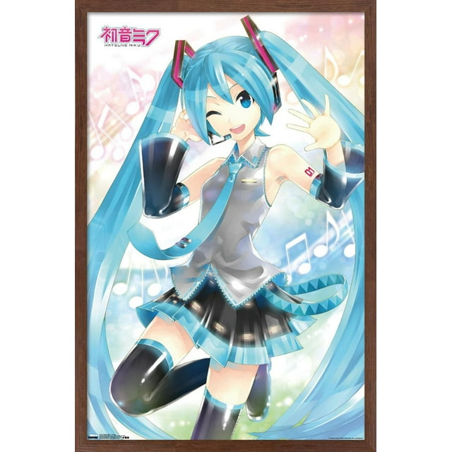 Hatsune Miku - Waving Wall Poster, 22.375" x 34"