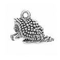thumbnail image 1 of Sterling Silver 16" Unisex 1.5mm Box Chain 3D Eating Porcupine Pendant Necklace, 1 of 2