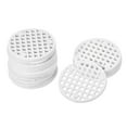thumbnail image 1 of Unique Bargains 1' Plastic Round Flowerpot Hole Mesh Pad Grid Screen Mat, White 50 Count, 1 of 5