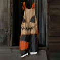 thumbnail image 5 of JULMCOMO Cotton Linen Jumpsuits for Women Halloween Pumpkin Printed Plus Size Spaghetti Strap Jumpsuits Funny Print Costume Holiday Overalls Complexion S, 5 of 5