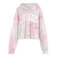thumbnail image 4 of Caqnni Girl Sweatshirts Tie Dye Hoodie Hoodie Winter Long Sleeve Tops Shirts for Fall and Winter (8-9 Years,Light Blue), 4 of 4