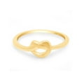 thumbnail image 3 of Beautiful Engagement Wedding Knot Ring 14K Yellow Gold Plated 925 Sterling Silver Ring Size 10, 3 of 7