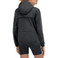 thumbnail image 2 of Little Donkey Andy Women's Rain Cycling Stretch Jacket with Hood, Windproof and Waterproof, Ultralight Packable Charcoal XXL, 2 of 7