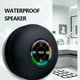 thumbnail image 3 of Altavoces Bluetooth inalámbricos impermeables para baño con luz LED, minialtavoz Bluetooth para ducha, altavoz portátil IPX4 impermeable con Bluetooth y succión, estéreo inalámbrico para playa y, 3 of 6