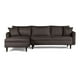 thumbnail image 2 of Sala Modular Sofá Cama Reversible De Lino Chocolate Beehive Memory Foam Modelo Analia, 2 of 8