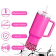 thumbnail image 3 of KGJQ Rhinestone Silicone Boot for 30-40oz Cup Sparkling Glitter Tumbler Base Protector Non-Slip Shockproof Cup Sleeve Stylish Accessory, 3 of 8