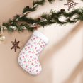 thumbnail image 7 of Yiaed Tulips Flowers Print Christmas Stockings, Christmas Stockings Hanging Ornaments, Christmas Stockings for Family Christmas Holiday Decorations, 7 of 7