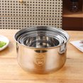 thumbnail image 3 of Cateissary Compatible con NS-TSC10 - Olla arrocera funcional, interior de acero inoxidable, duradera, útil, extra para almacenamiento de Cocina y Comedor plata 5L, 3 of 6