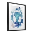 thumbnail image 2 of Stupell Industries Eclectic Blue Headphone Splatter Black Framed Print Under Glass, 13 x 16, by Marcus Prime, 2 of 8