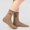 A-Brown103, variant on Babaley Kids Socks Girls Bow Print Soft Comfortable Breathable Stretchy Mid Calf Socks Daily Casual Summer Socks
