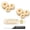 Beige, variant on Donut Hair Bun Maker Set - 7 Rings (1 Extra-Large, 2 Large, 2 Medium, 2 Small), 5 Elastic Bands, 20 Hair Pins