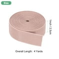 thumbnail image 3 of Bandas Elásticas Uxcell para Coser, 1 Pulgada 4 Yardas Carrete de Elástico de Punto [Rosa], 3 of 7