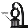 thumbnail image 4 of Vaxcel Chatham Black Coastal Motion Sensor Dusk to Dawn Outdoor Wall Light Clear Glass, 4 of 5