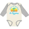 thumbnail image 3 of Inktastic Summer Enjoy the Sunshine St. Petersburg Florida in Blue Boys or Girls Long Sleeve Baby Bodysuit, 3 of 5