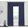thumbnail image 4 of Eclipse Kingston Thermaweave Blackout Grommet Curtain Panel, Navy, 52 x 63, 4 of 5