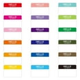 thumbnail image 6 of Milue 180PCS 18 Color Hello Name Stickers Colorful Name Badge for Daycare, 6 of 11