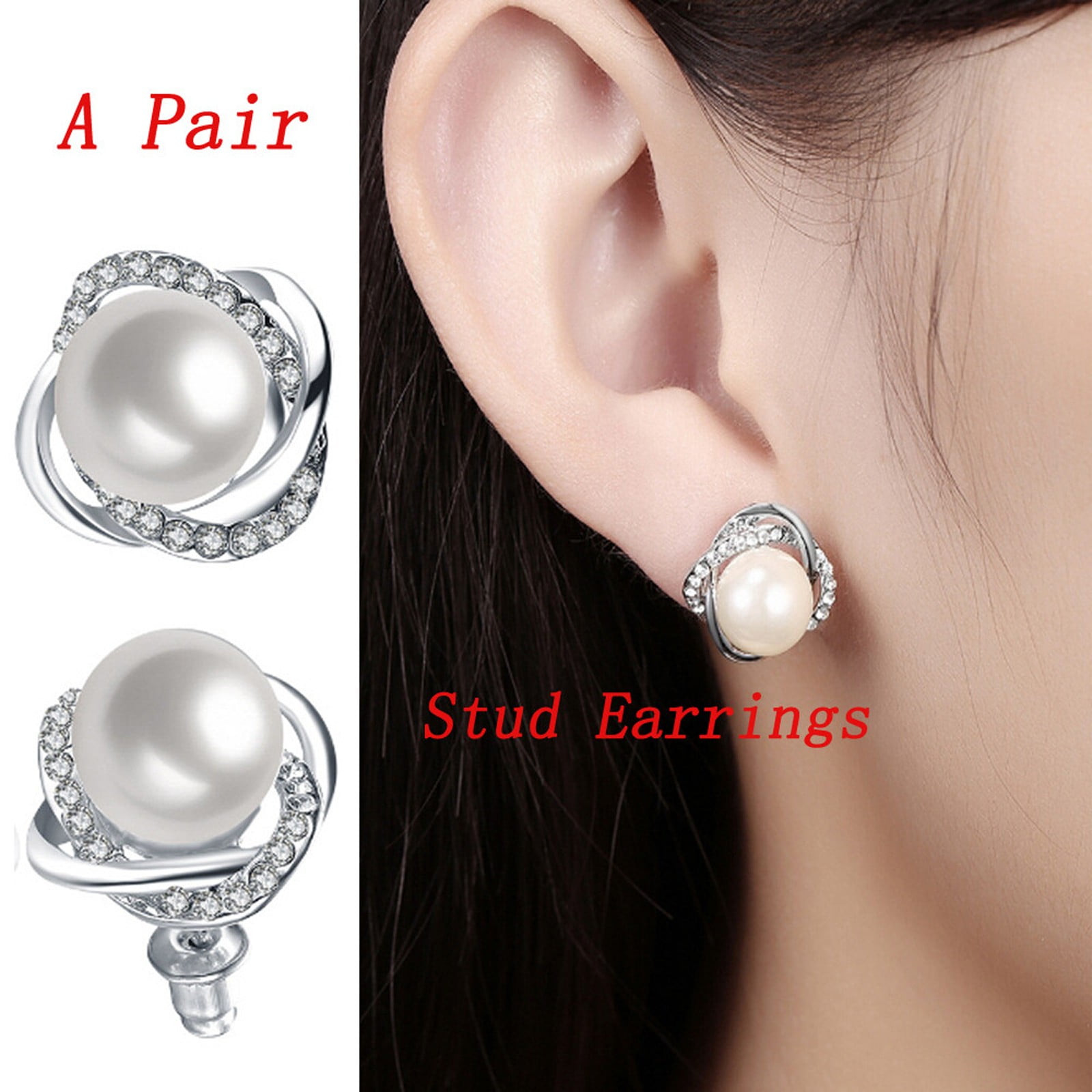 Pearl Bridal Earrings Pearl Stud Earrings Bridesmaid Gifts Pearl Studs Freshwater Pearl Earrings Silver Pearl Earrings June Birthstone