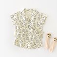 thumbnail image 4 of Conjuntos de ropa de casa de manga corta para bebé de 0 a 3 años, pijamas con estampado completo de Panda de dibujos animados para niña y niño, ropa para dormir para niño pequeño, verano 2025, 4 of 6