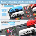 thumbnail image 2 of Estación organizadora para juegos Switch con cargador de mandos, Joycons base de carga para Nintendo Switch y OLED, 2 of 6