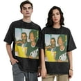thumbnail image 7 of Men's Playbois Music Carti T-Shirt Washed Vintage Loose Short Sleeve Tee Top 695, 7 of 7