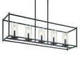 thumbnail image 3 of 43995BK Kichler Lighting Crosby - 5 Light Linear Chandelier - with Contemporary Inspirations - 25.75 Inches Tall by 41.2 Inches Long-Black Finish, 3 of 6