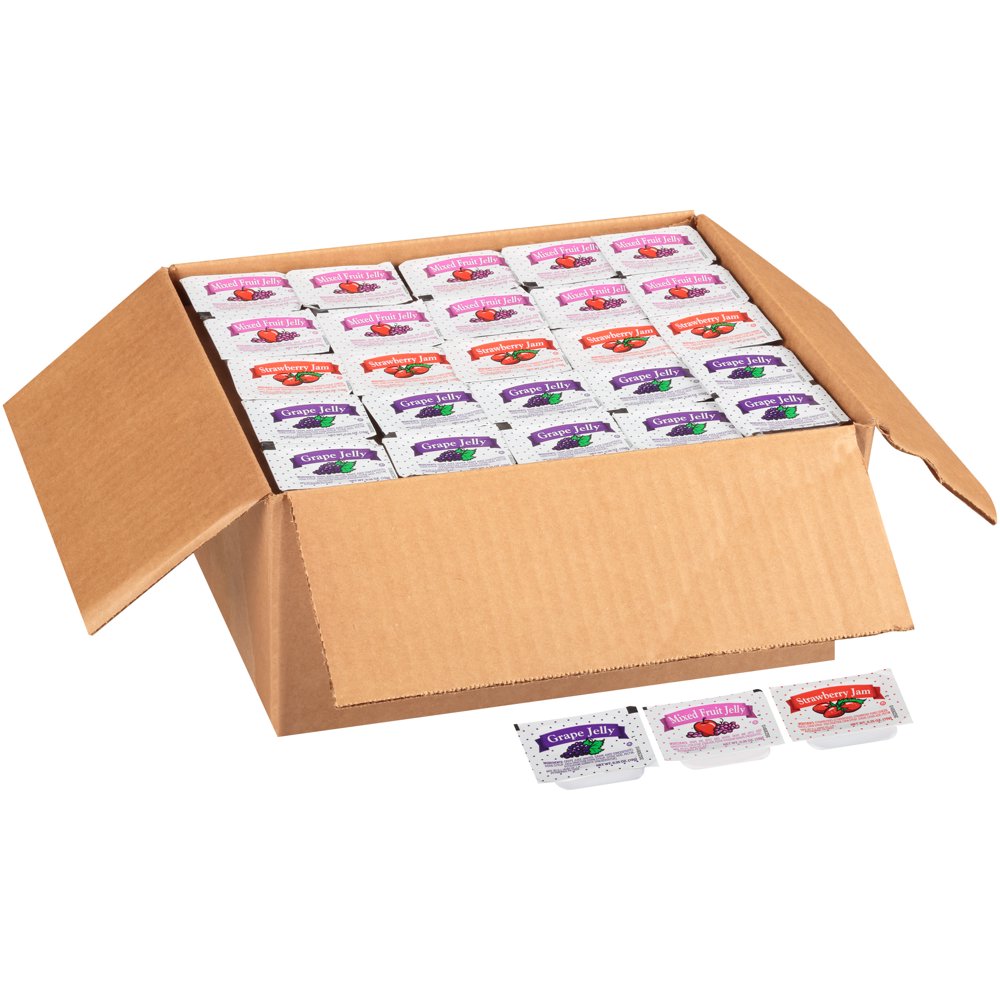 PPI Assortment 11 Jelly & Jam, 10 gr. Cups (Pack of 200)