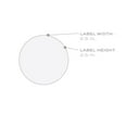 thumbnail image 3 of 120 Circle Canning Jar Labels, 2.5 Inches Round, Recycled Matte White, 3 of 5