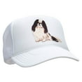 thumbnail image 5 of Japanese Chin Dog Patched Foam Front Golf Style Mesh Back Cap - White OSFM, 5 of 5
