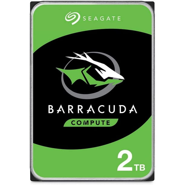 Seagate BarraCuda 2TB Disque Dur Interne HDD 3,5 Pouces SATA 6 Gb / S 7200 RPM 256 Mo Cache 3,5 Pouces (ST2000DM008)