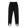 thumbnail image 3 of Moggemol Kids Girls Boys Stirrup Legging Pants for Gymnastics Dance Yoga Workout Tights Activewear Black 18, 3 of 7